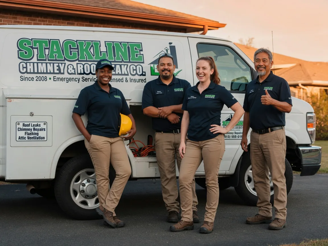 Chimney flashing repair company in Arlington, WA